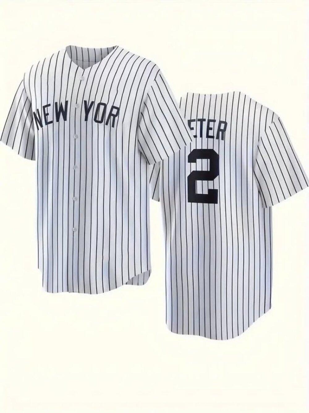 Yankees Derek Jeter # 2 Jersey Mens Embroidered size XL- brand new